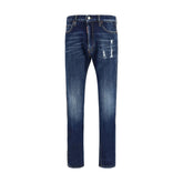 Dsquared² Blue Cotton Jeans Denim