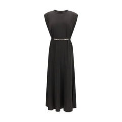 PINKO Black Acetate Casual Dress