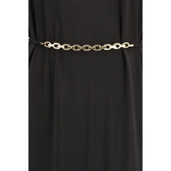 PINKO Black Acetate Casual Dress