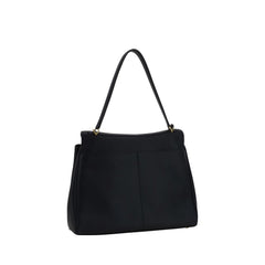 Balenciaga Black Calf Leather Bos Taurus Shoulder Bag