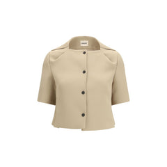 Khaite Beige Polyester Coat