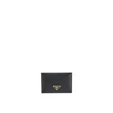 Prada Black Calfskin Cardholder