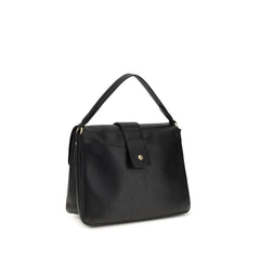 Burberry Black Lamb Ovis Aries Aries Shoulder Bag