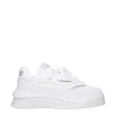 Versace White Leather Sneakers - EU43/US10