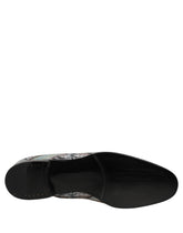 Dolce & Gabbana Multicolor Velvet Baroque Dress Loafers Shoes