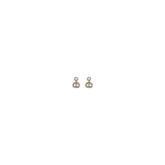 Valentino Garavani Bicolor Brass Earrings