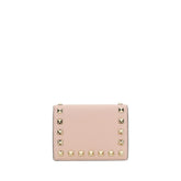 Valentino Garavani Pink Calf Leather Bos Taurus Wallet