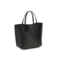 Tory Burch Black Calf Leather Bos Taurus Handbag