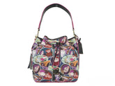 Dooney & Bourke Disney Rescuers Drawstring Bucket Shoulder Bag
