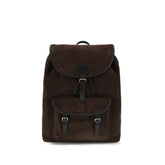 Valentino Garavani Brown Calf Leather Bos Taurus Backpack