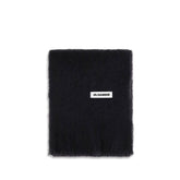 Jil Sander Black Wool Oves Aries Scarf
