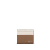 Prada Beige Calf Leather Bos Taurus Wallet