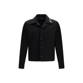 Amiri Black Cotton Full-Length Jacket