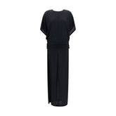 The Row Black Viscose Casual Dress