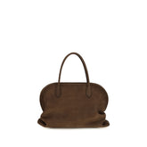 The Row Brown Calf Leather Bos Taurus Shoulder Bag