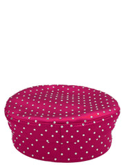 RUSLAN BAGINSKIY Fuchsia Satin Fatcap Hat