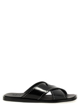 Church's Black Calf Leather Bos Taurus Slides