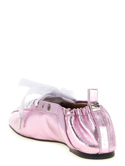 Ganni Multicolor Polyethylene Ballet Flats
