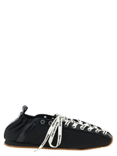 Ganni Black Polyamide Ballet Flats