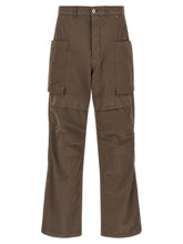 DRKSHDW Brown Cotton Cargo Pants