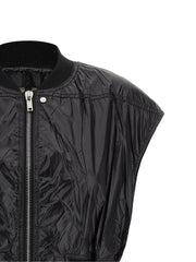 DRKSHDW Black Nylon Sleeveless Jacket