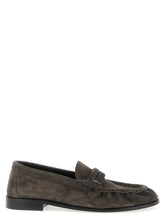 Saint Laurent Brown Calfskin Slip-On Loafers
