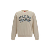 Kenzo Beige Wool Oves Aries Sweatshirt