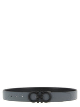 Ferragamo Gray Calfskin Regular Belt