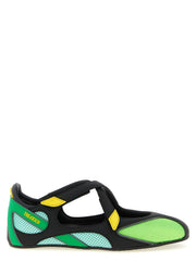 The Attico Bicolor Polyethylene Ballet Flats