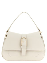 Furla Beige Calfskin Shoulder Bag