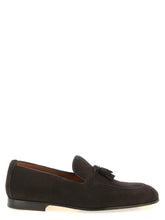 Doucal's Brown Calfskin Slip-On Loafers