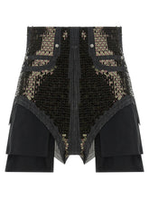 Rick Owens Black Cotton Bermuda Shorts