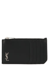 Saint Laurent Black Calfskin Cardholder