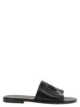 Dolce & Gabbana Black Leather Slides