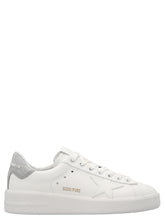 Golden Goose Silver Leather Low Top Sneakers