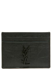 Saint Laurent Black Lambskin Cardholder