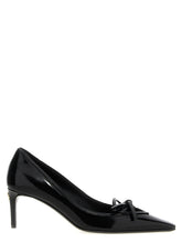 Dolce & Gabbana Black Calfskin Mid Heel Pumps