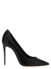 Christian Louboutin Black Napa Leather / Calf Bos Taurus High Heel Pumps