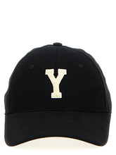 Saint Laurent Black Cotton Cap (Baseball Hat)