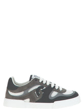 Dolce & Gabbana Gray Calfskin Athletic Sneakers
