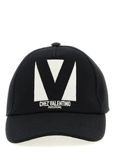 Valentino Garavani Black Cotton Cap (Baseball Hat)