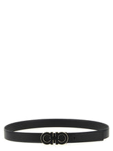 Ferragamo Black Calfskin Regular Belt