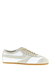 Dries Van Noten Gray Calfskin Sneakers