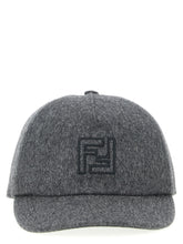 Fendi Gray Wool Cap (Baseball Hat)
