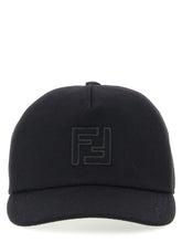 Fendi Black Wool Cap (Baseball Hat)