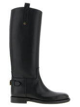 Burberry Black Calfskin Over The Knee