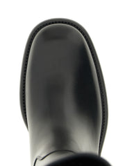 Burberry Black Calfskin Over The Knee