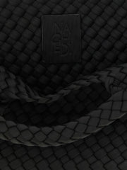 NAGHEDI Black Neoprene Tote Bag