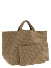 NAGHEDI Beige Neoprene Tote Bag
