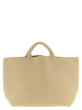 NAGHEDI Beige Neoprene Tote Bag